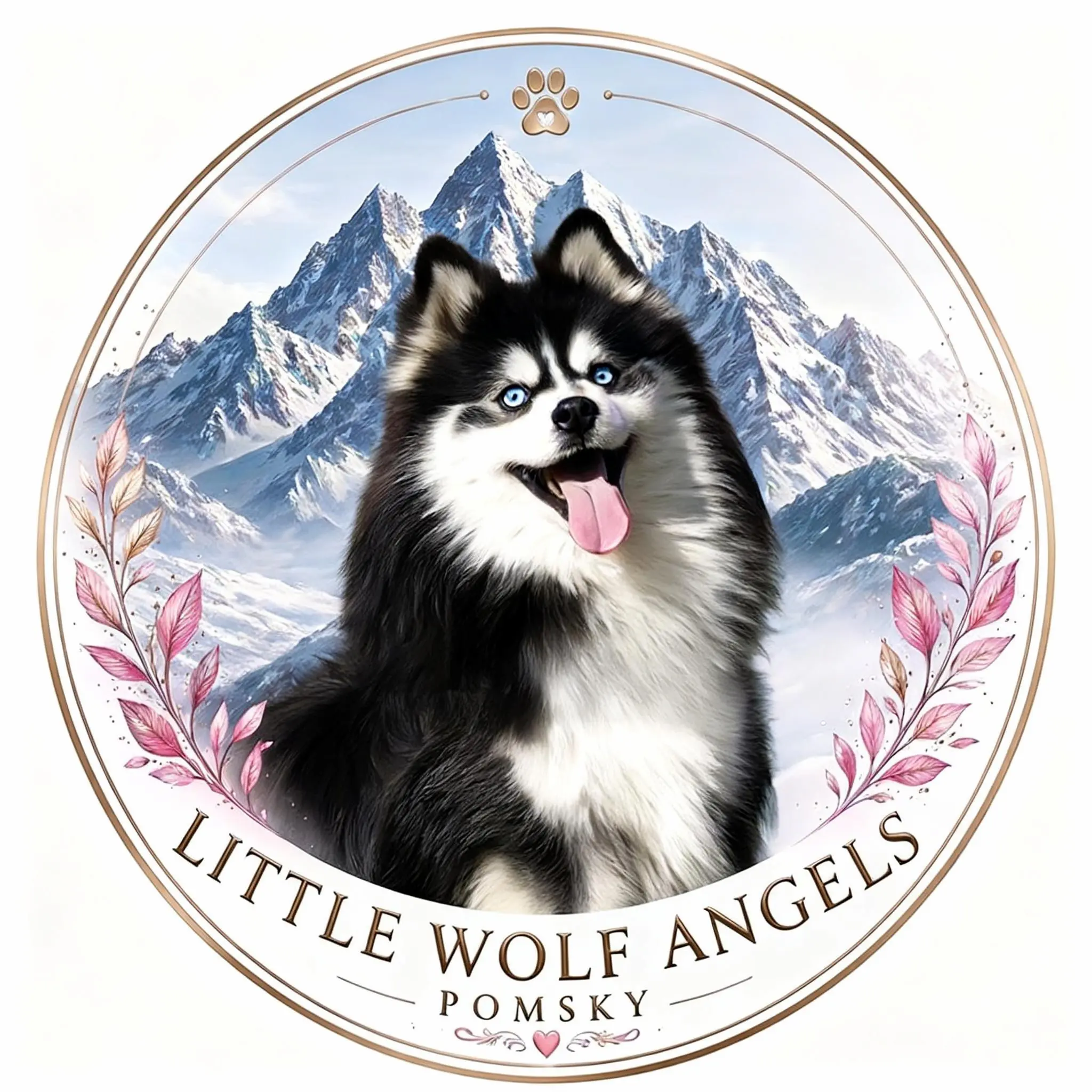 Little Wolf Angels Pomsky